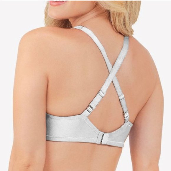 3-Way Convertible Bra White Jacquard - Picture 4 of 8